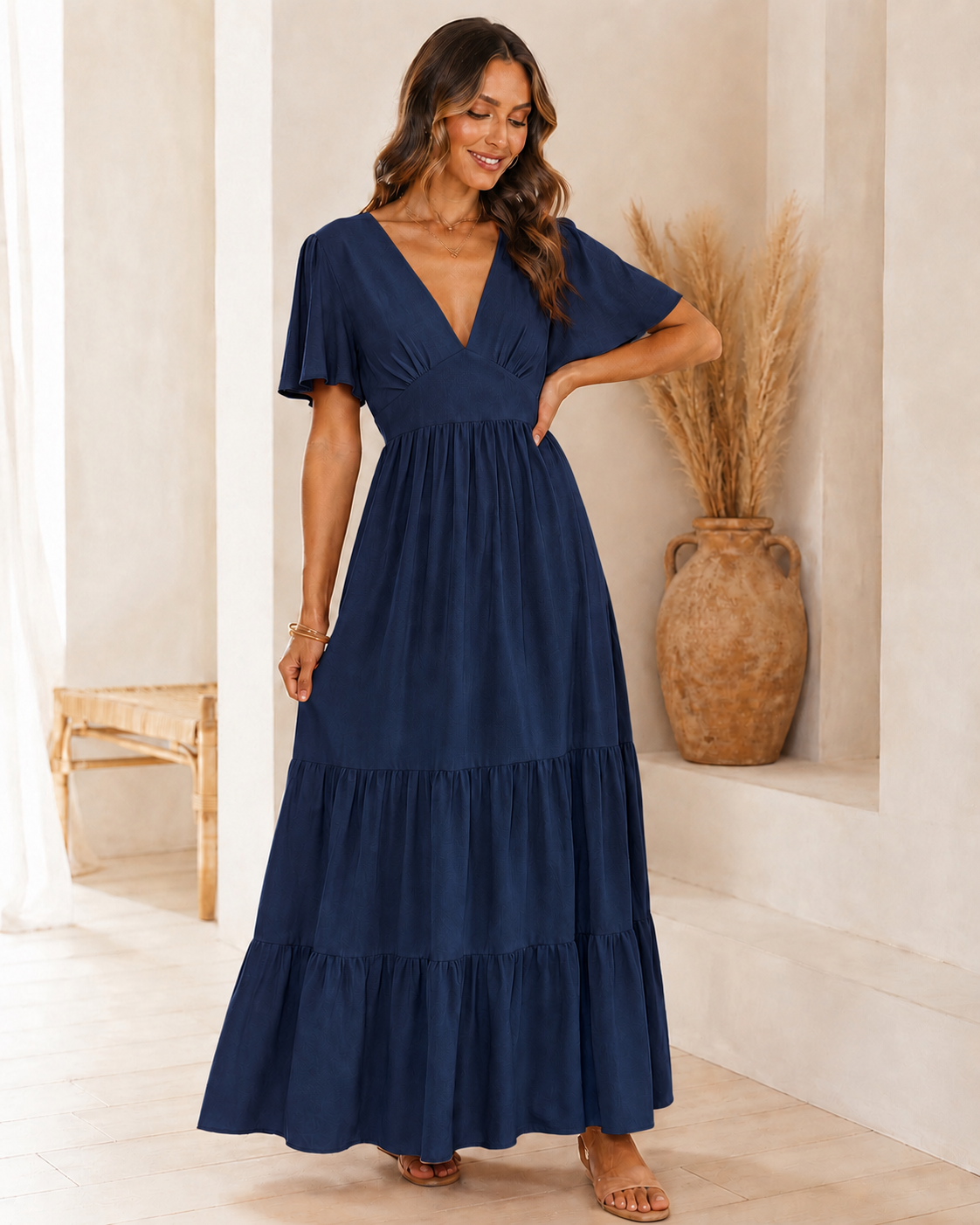 LOD of Love – Cotton Polka Dot Dress with Back Bow