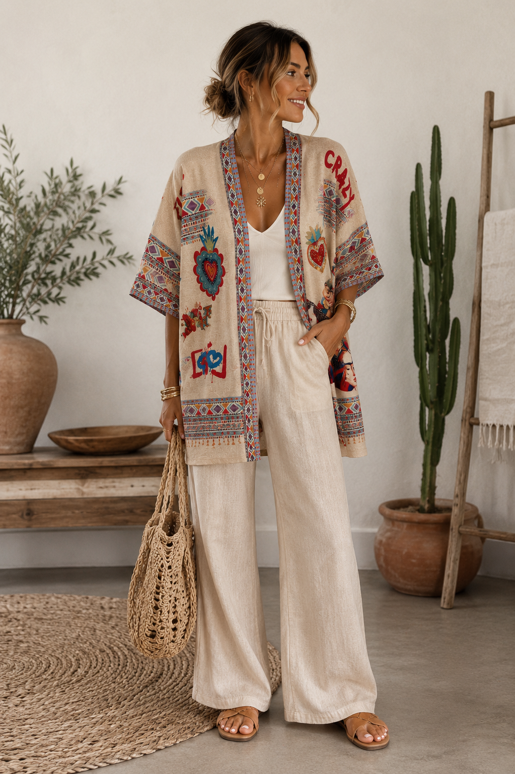 LOD of Love – Vest Frida met Artistieke Print