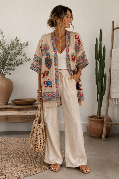 LOD of Love – Vest Frida met Artistieke Print