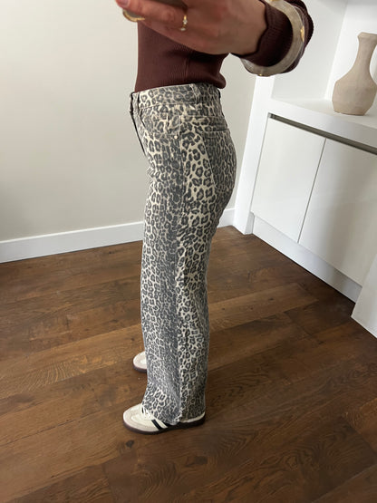 LOD of Love - Jeans Leopard Dad Fit Wide Leg