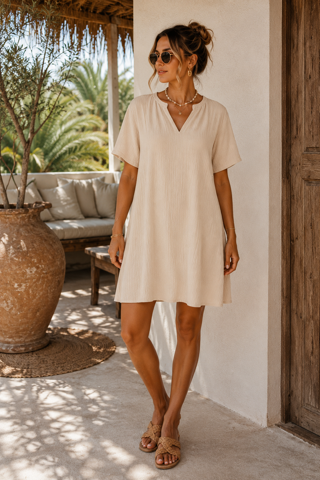 LOD of Love – Luchtige Jurk met V-Hals