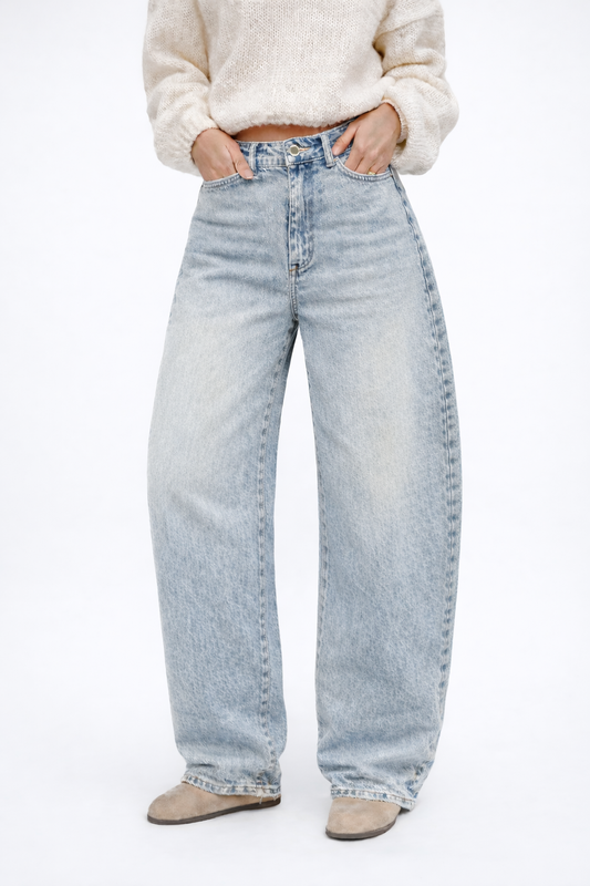LOD of Love - Queen Hearts Blue Balloon Jeans Mid Waist