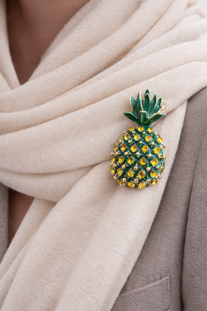 LOD of Love - Vintage Perlenbrosche Herz