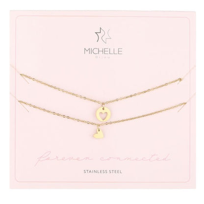 LOD of Love – Dubbele Hart Armband Gold