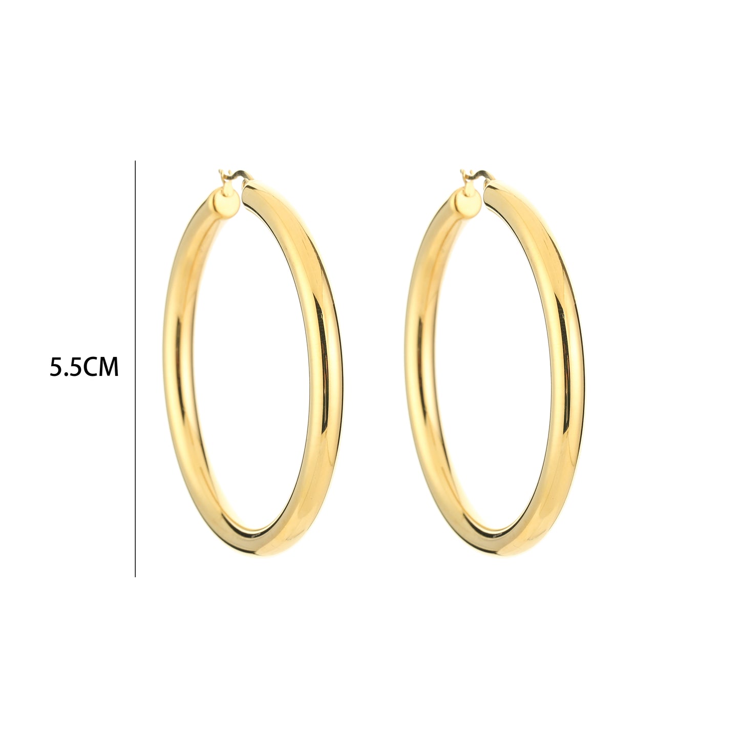 LOD of Love- Stainless Steel Creoles Hoops 50mm