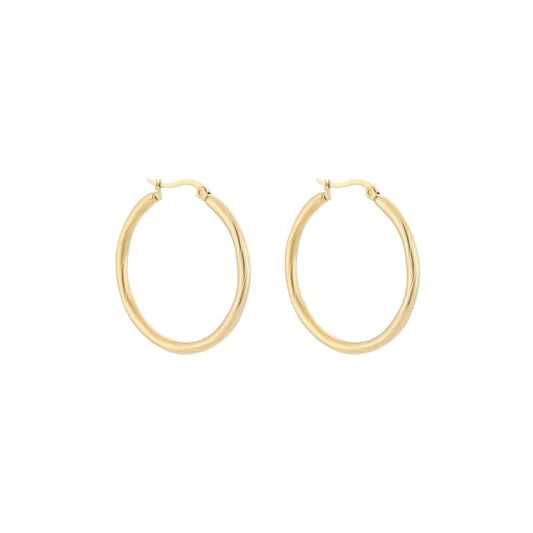 LOD of Love – Classic Gouden Hoops Oorbellen