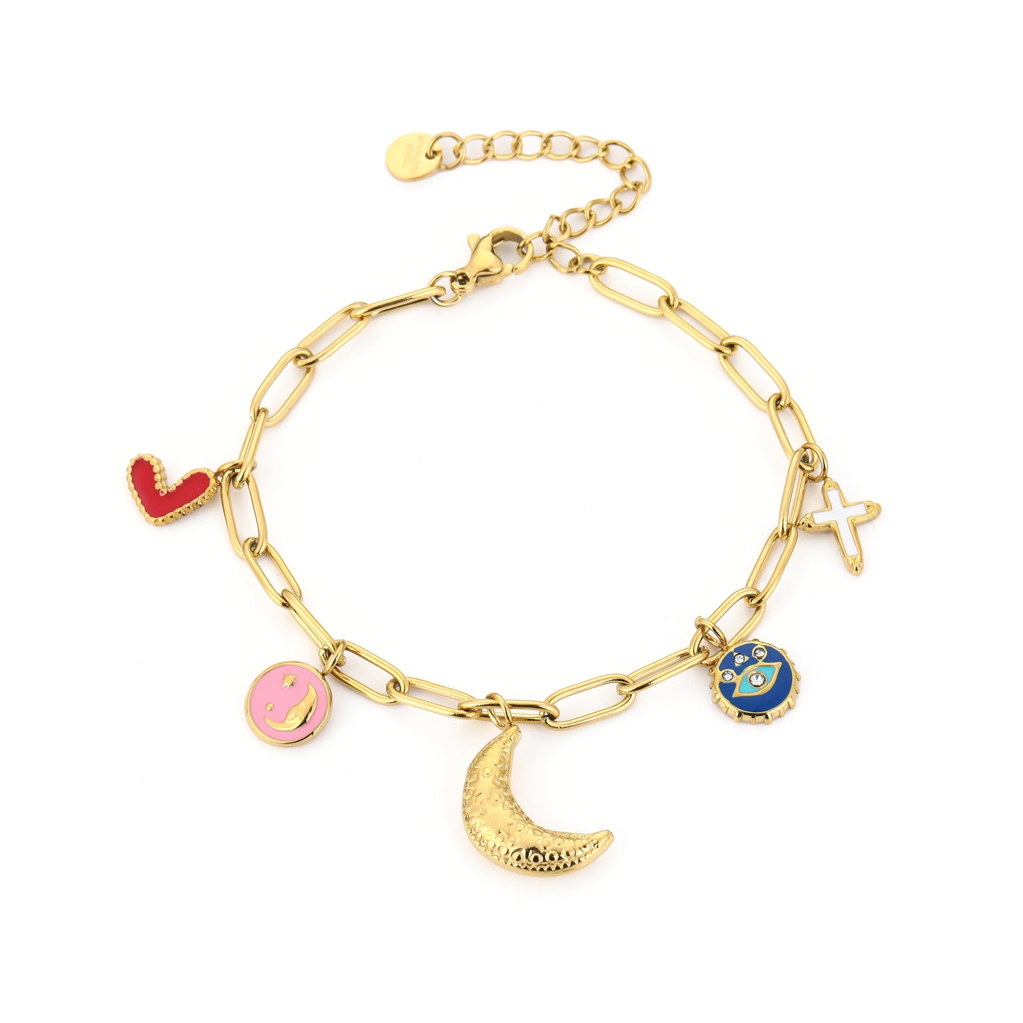 LOD of Love – Goudkleurige Bedelarmband Luna Charms