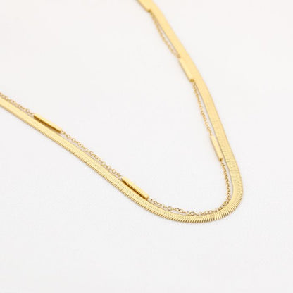 LOD of Love - Golden Layered Necklace