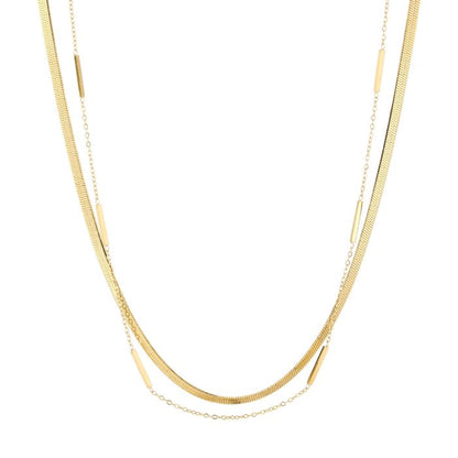 LOD of Love - Golden Layered Necklace
