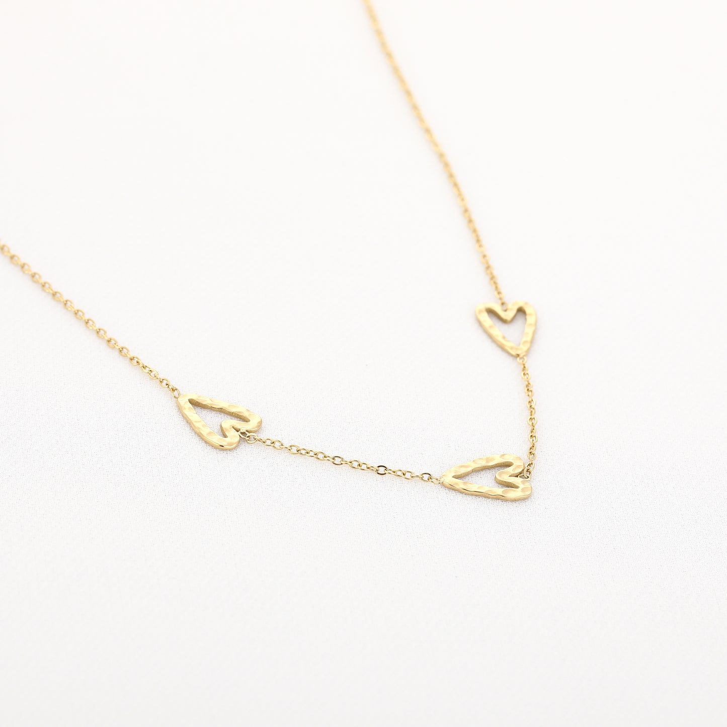 LOD of Love –  Open Hart Ketting (40+5 cm)