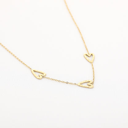 LOD of Love –  Open Hart Ketting (40+5 cm)