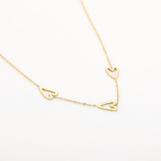 LOD of Love –  Open Hart Ketting (40+5 cm)