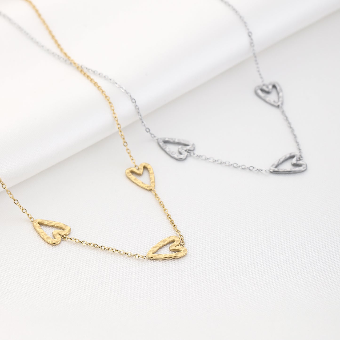 LOD of Love –  Open Hart Ketting (40+5 cm)