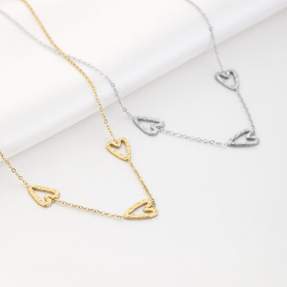 LOD of Love –  Open Hart Ketting (40+5 cm)