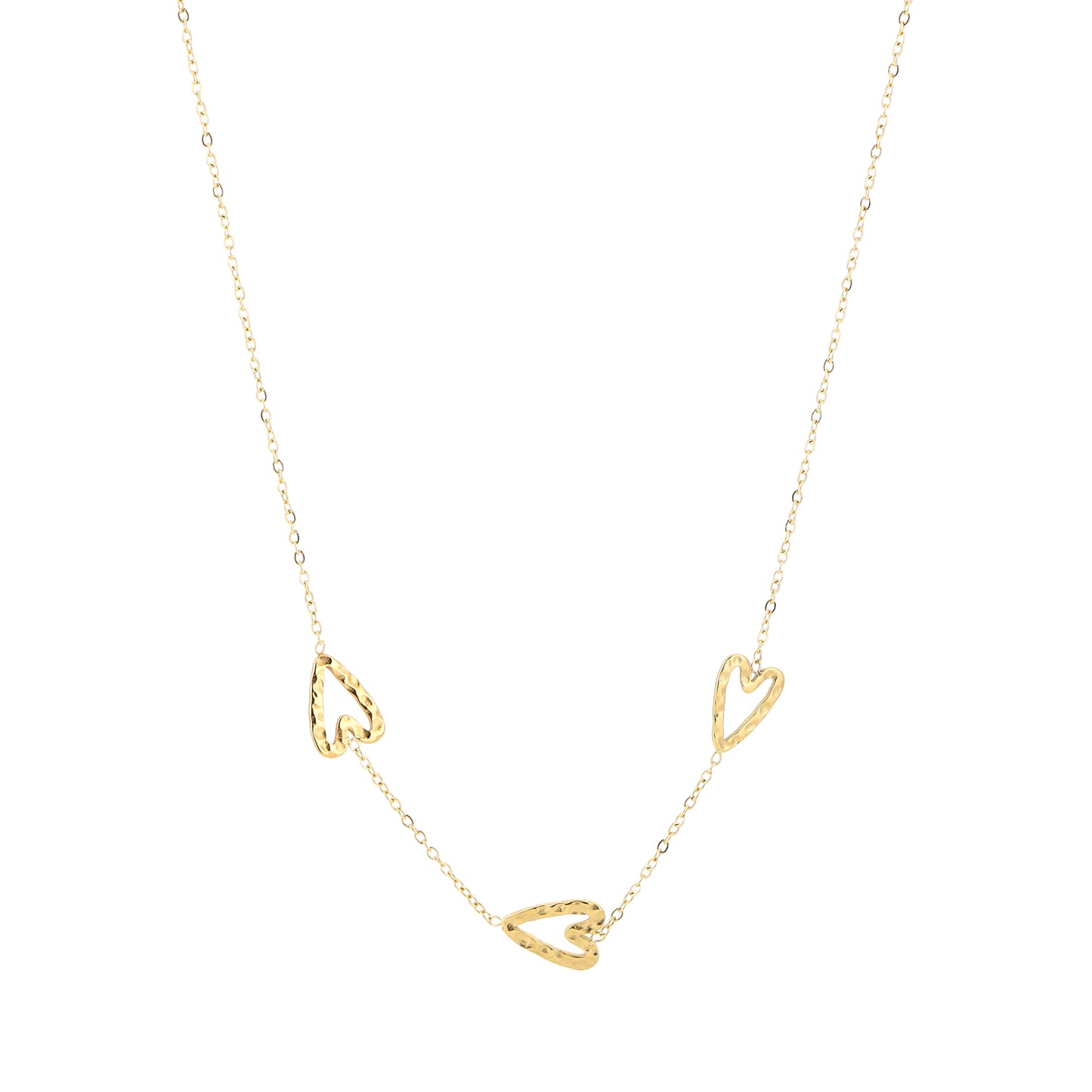 LOD of Love –  Open Hart Ketting (40+5 cm)