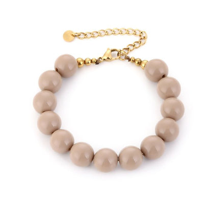 LOD of Love – Beaded Armband Beige