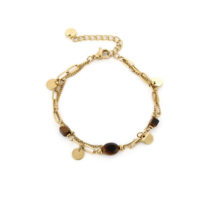 LOD of Love – Tiger Stone Bedel Armband – Gold