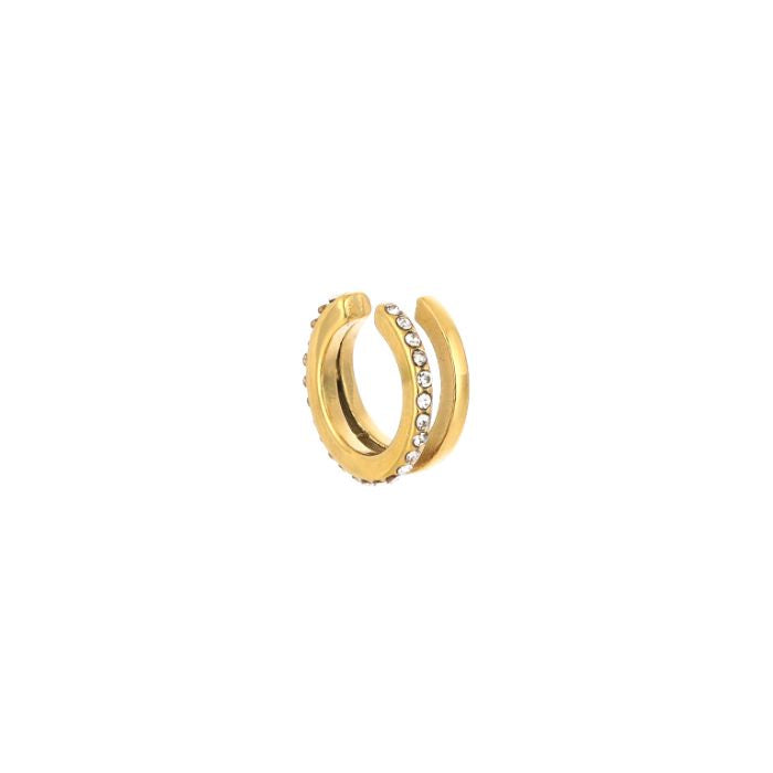 LOD of Love – Gouden Ear Cuff met Steentjes