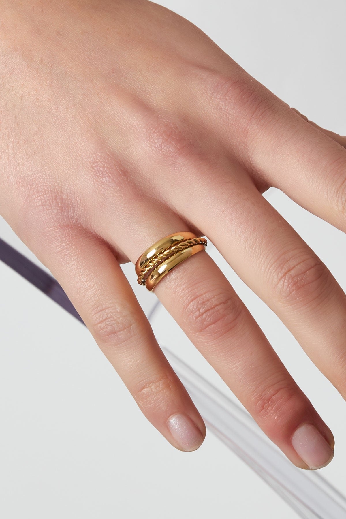 LOD of Love - Elegant Rope Band Ring