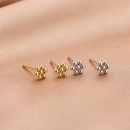LOD of Love Gouden Bloemvormige Oorknopjes