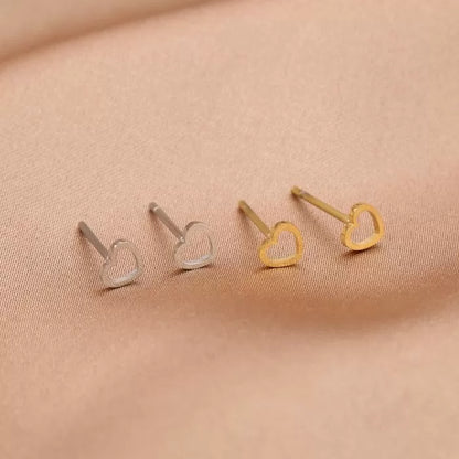 LOD of Love Gouden Hartvormige Oorknopjes