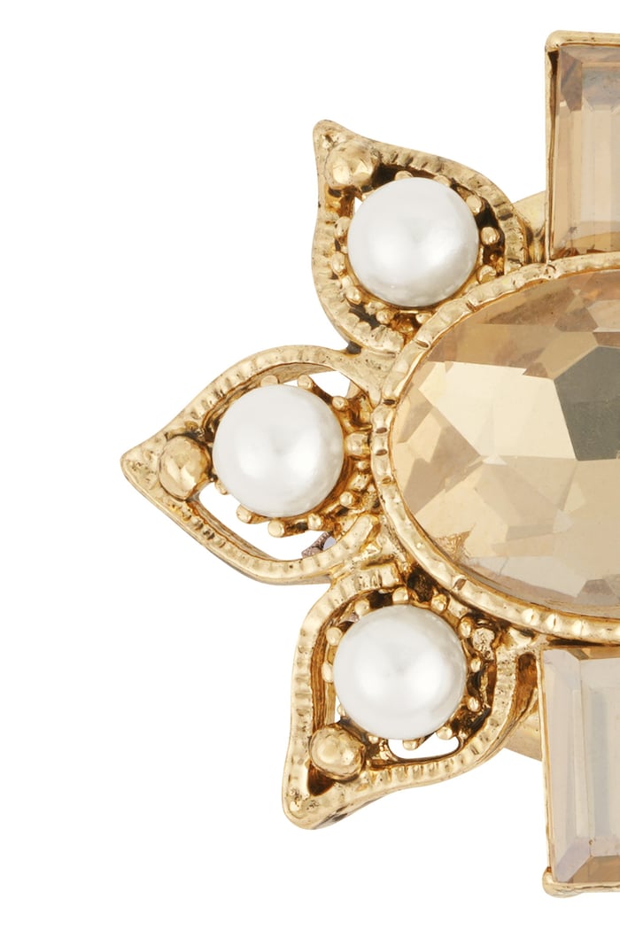 LOD of Love – Manchetknopen Flora Vintage Champagne