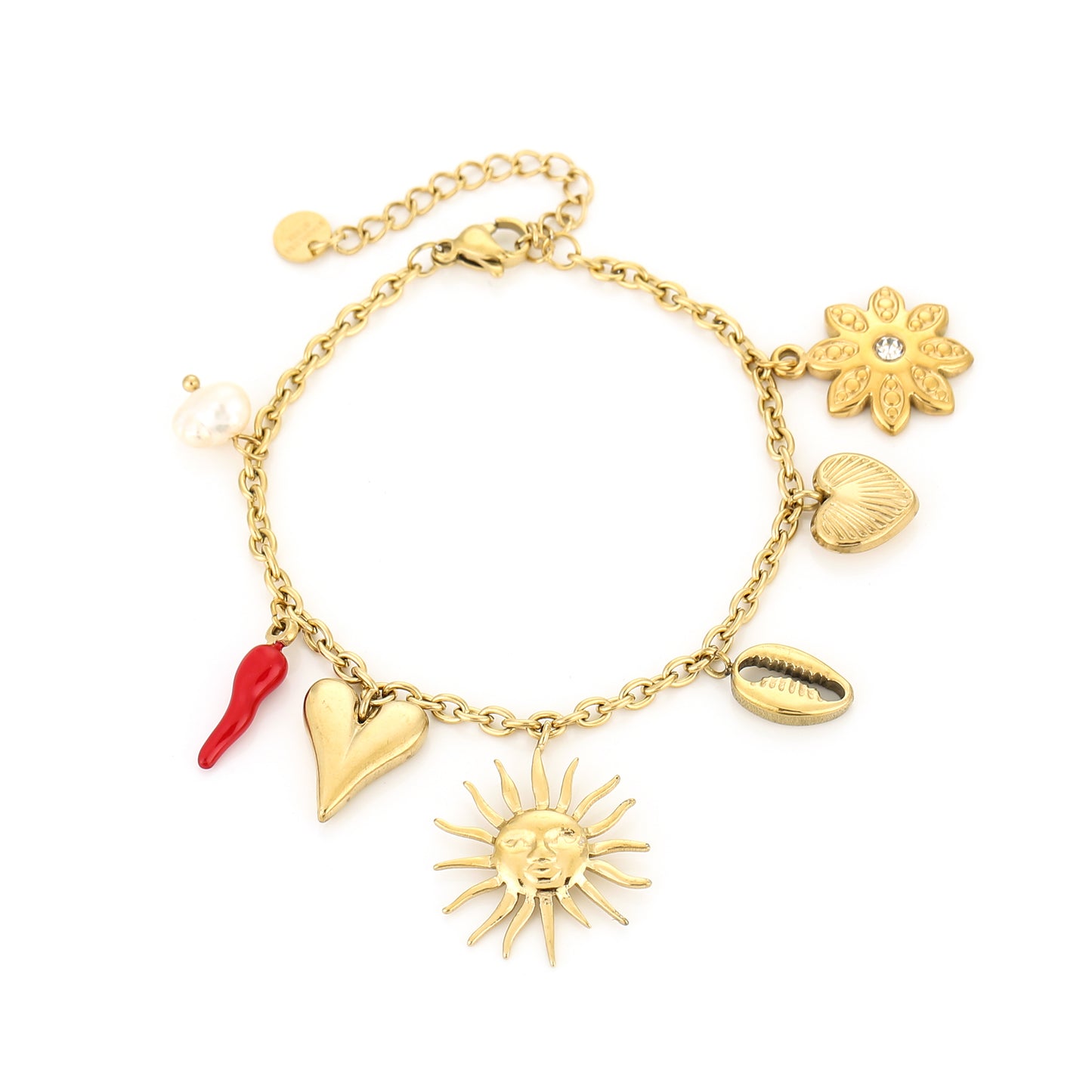 LOD of Love - Golden Charm Bracelet