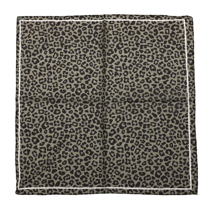 LOD of Love - Leopard Print Sjaaltje – Green