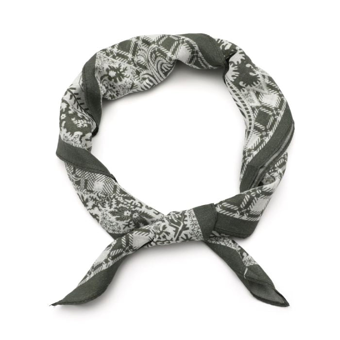LOD of Love - Paisley Print Sjaaltje – Green