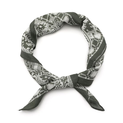 LOD of Love - Paisley Print Sjaaltje – Green