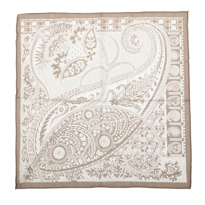 LOD of Love - Paisley Print Sjaaltje – Khaki
