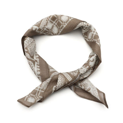 LOD of Love - Paisley Print Sjaaltje – Khaki