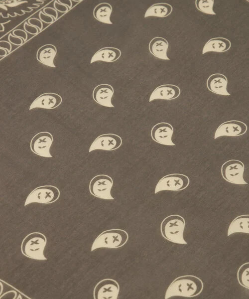 LOD of Love - Astrid Groot Sjaals met print Donkerbruin