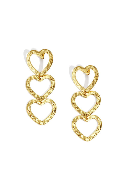 LOD of Love – Oorbellen Heartbeat Gold