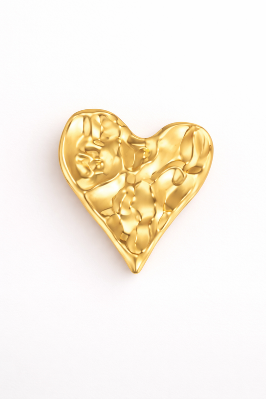 LOD of Love - Vintage Perlenbrosche Herz