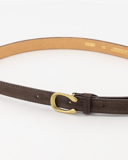 LOD of Love- Cece Suede Riem Donkerbruin