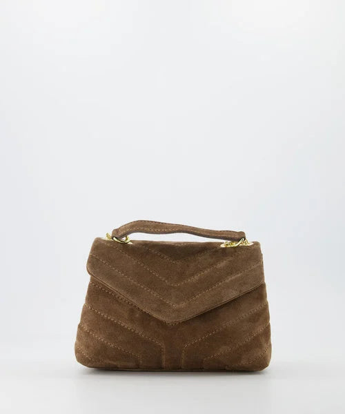 LOD of LOVE – Celine Suede Crossbodytassen Taupe