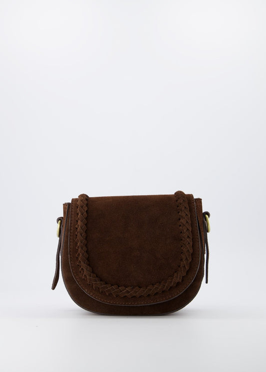 LOD of Love - Chelsea Suede Crossbodytassen Bruin