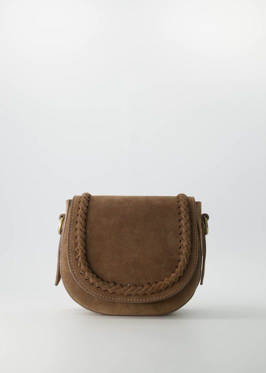 LOD of Love - Chelsea Suede Crossbodytassen Taupe