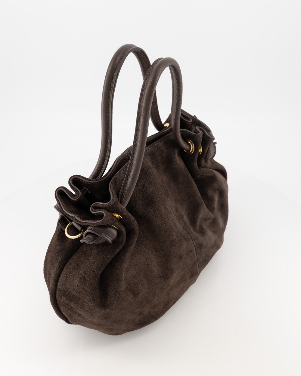 LOD of Love - Darcy Suede Schoudertassen Donkerbruin