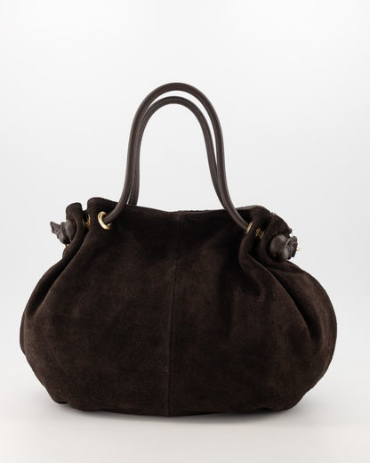 LOD of Love - Darcy Suede Schoudertassen Donkerbruin