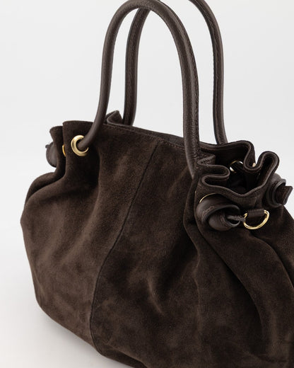 LOD of Love - Darcy Suede Schoudertassen Donkerbruin