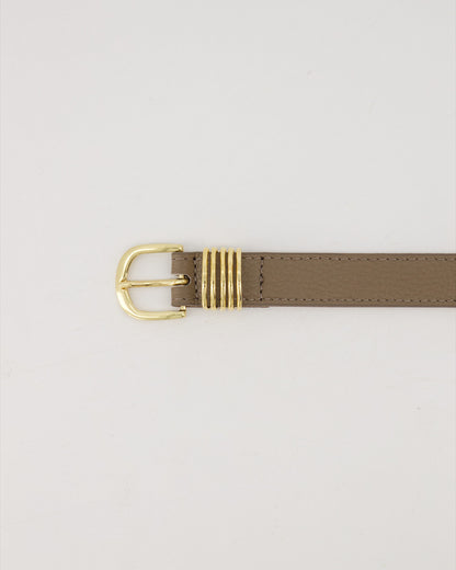 LOD of Love- Hailey Classic Grain Riem Met Gesp Taup
