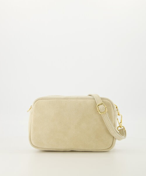 LOD of Love - Irene Suede Crossbody tassen Ecru
