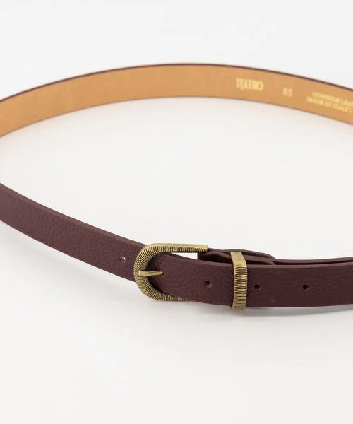 LOD of Love - Jonne Classic Grain Wikkelriemen Bordeaux