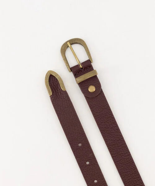 LOD of Love - Jonne Classic Grain Wikkelriemen Bordeaux