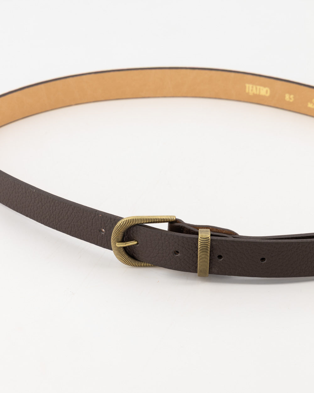 LOD of Love - Jonne Classic Grain Wikkelriemen Donkerbruin