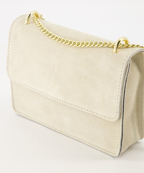 LOD of Love - Yara Suede Crossbody Tas Ecru