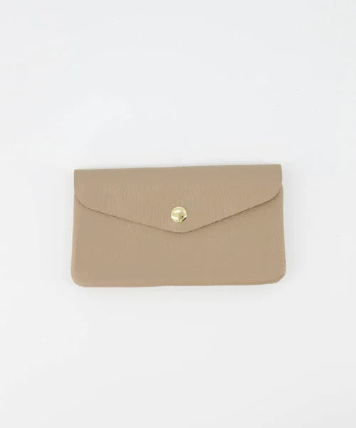 LOD of Love - Lisa Big Leren Portemonnee Taupe