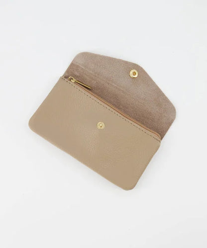 LOD of Love - Lisa Big Leren Portemonnee Taupe